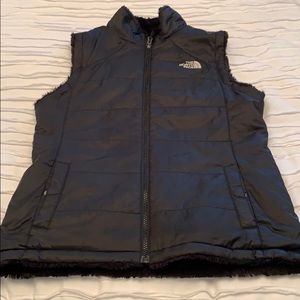North Face Vest Reversible